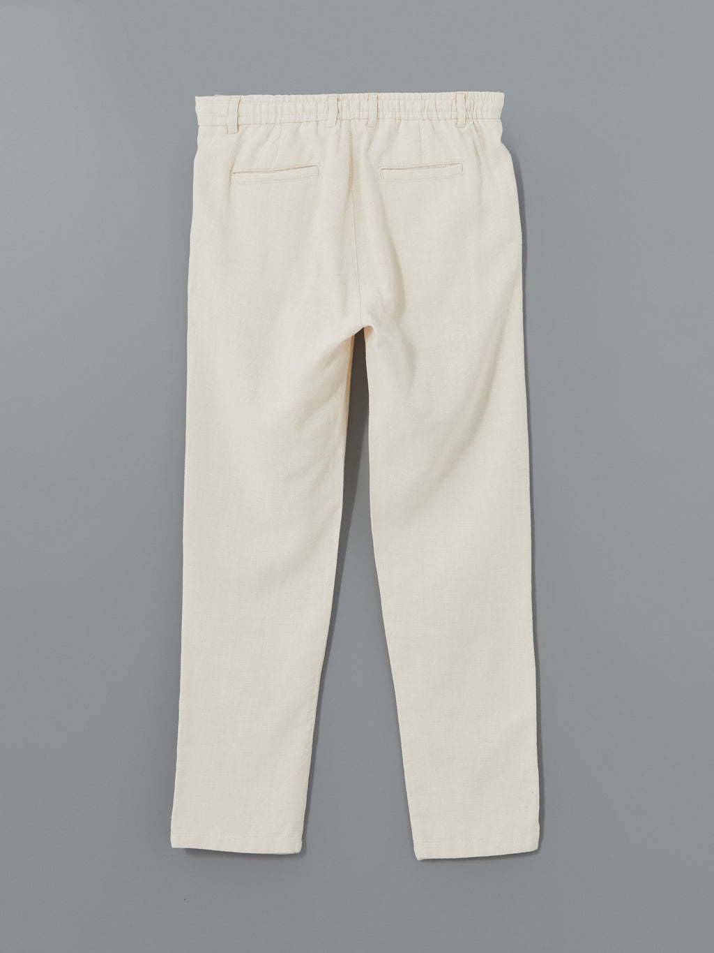 Slim Fit Linen Blend Men Trousers