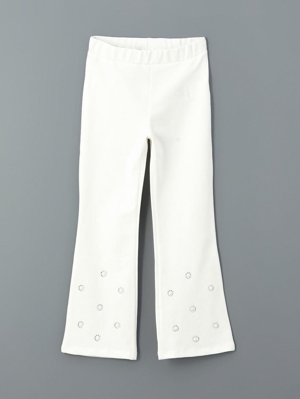 LCW Kids Elastic Waist Stoned Spanish Leg Girls Leggings