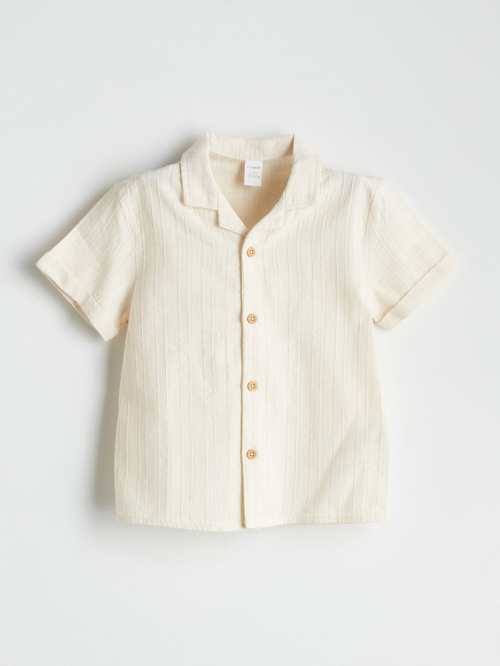 LCW Kids Linen Blend Boy Shirt And Shorts