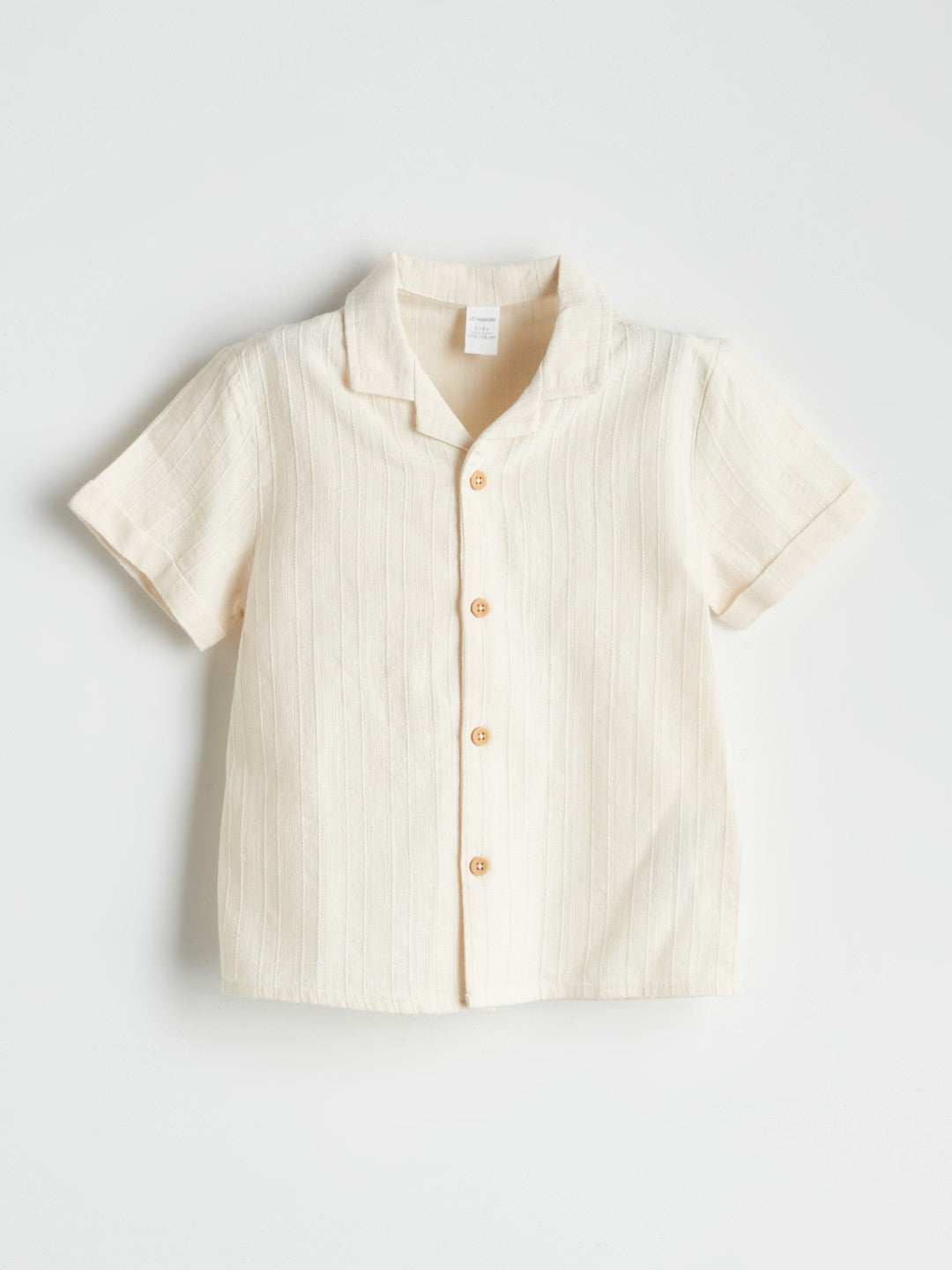 LCW Kids Linen Blend Boy Shirt And Shorts