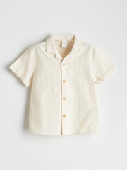 LCW Kids Linen Blend Boy Shirt And Shorts