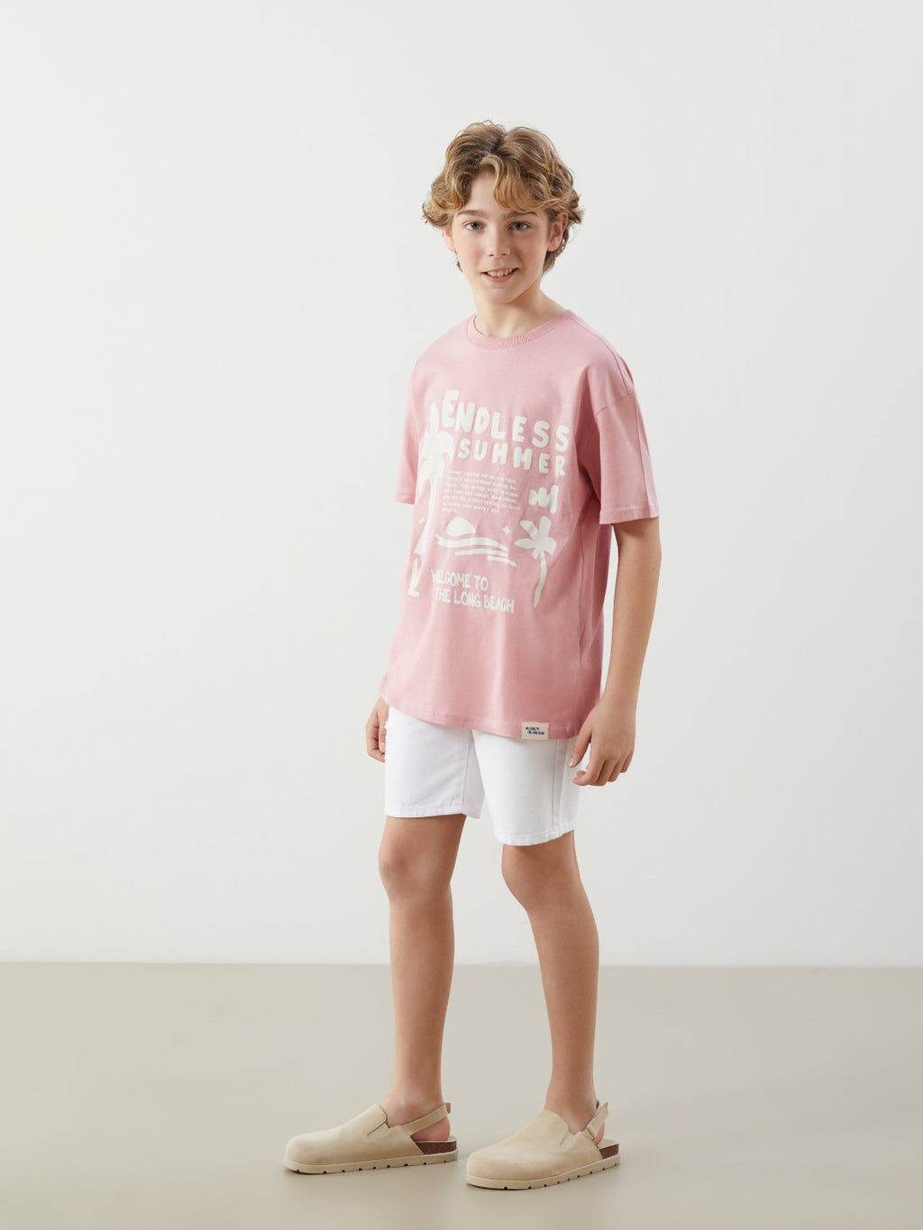 LCW Kids Crew Neck Boy T-Shirt