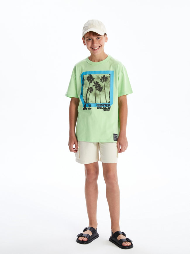 LCW Kids Crew Neck Boy T-Shirt Main Image