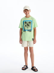 LCW Kids Crew Neck Boy T-Shirt