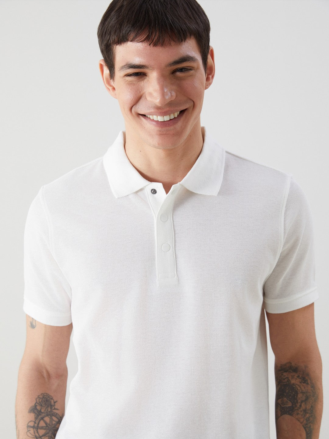 Xside Polo Collar Short Sleeve Men T-Shirt