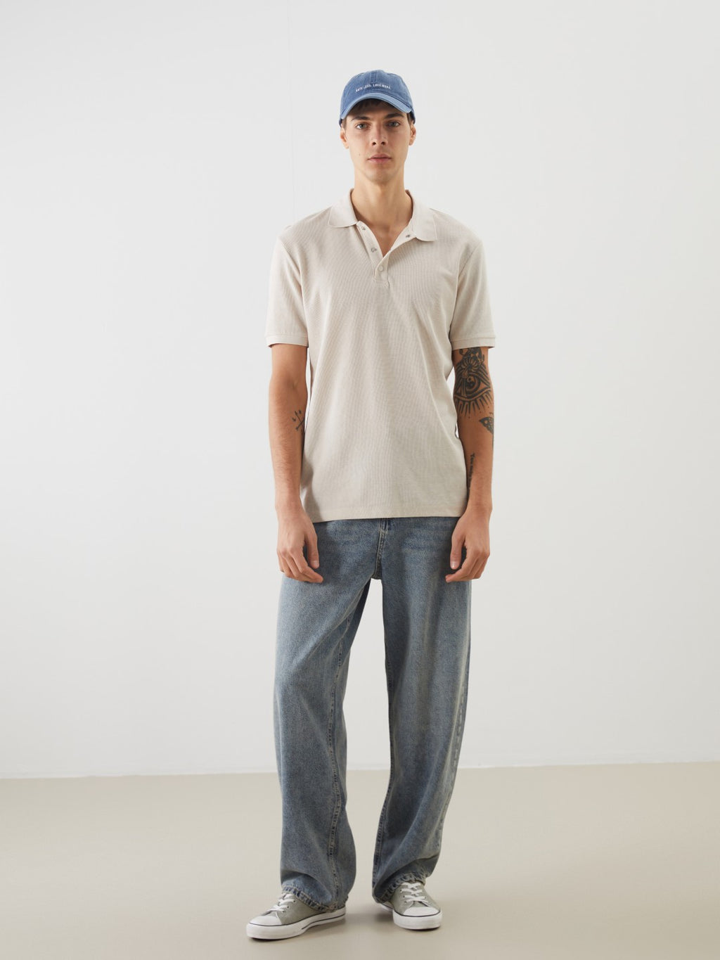 Xside Polo Collar Short Sleeve Men T-Shirt