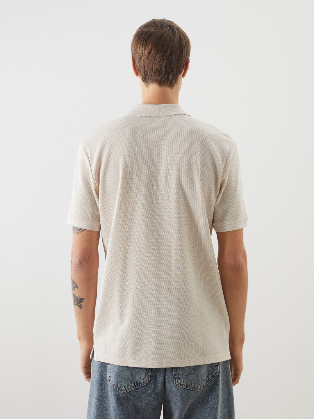 Xside Polo Collar Short Sleeve Men T-Shirt