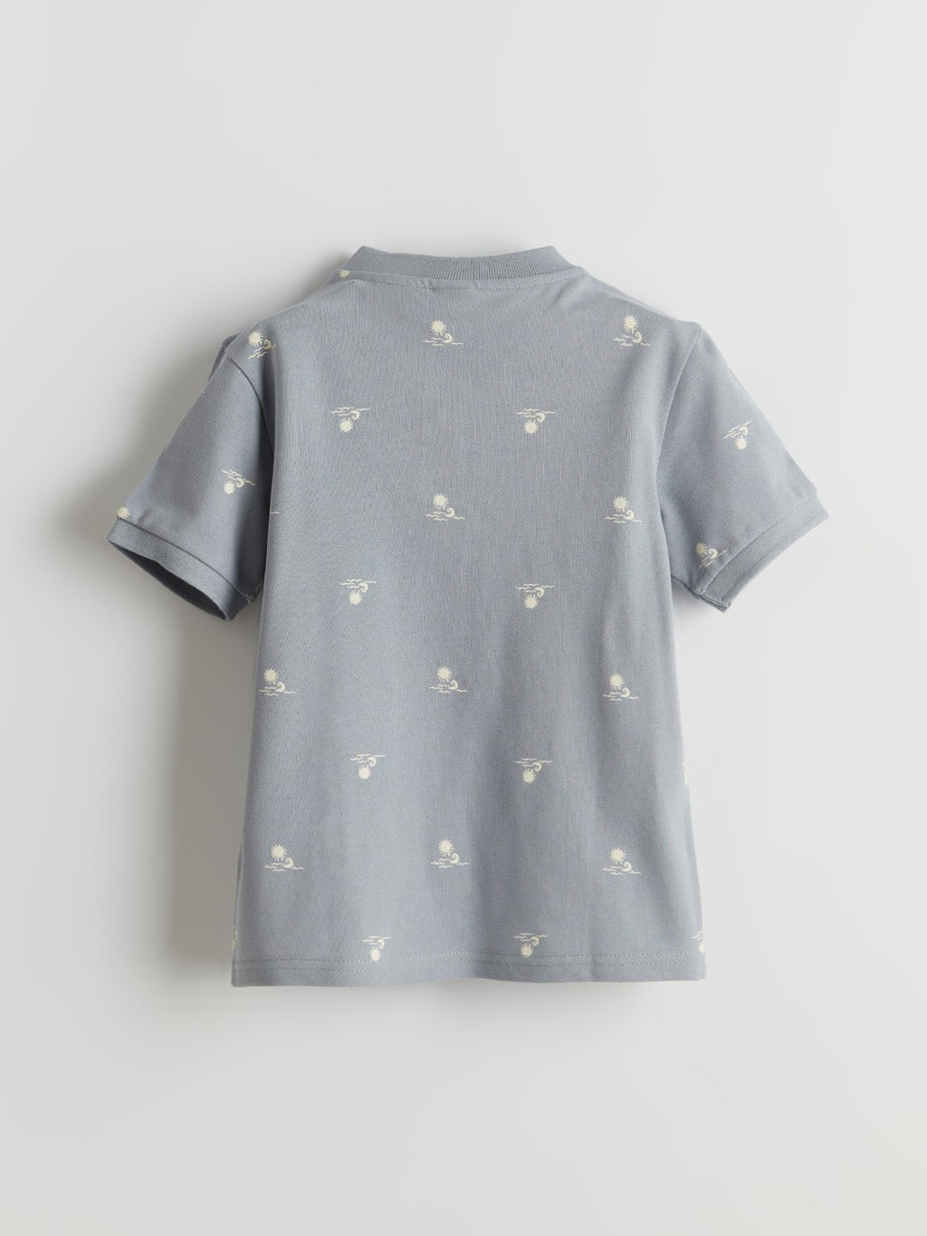 LCW Kids Judge Collar Patterned Boys Pique T-Shirt