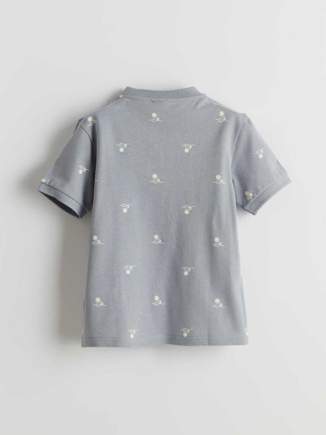 LCW Kids Judge Collar Patterned Boys Pique T-Shirt