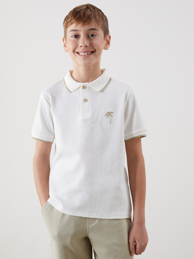 LCW Kids Polo Neck Boy T-Shirt Hover Image
