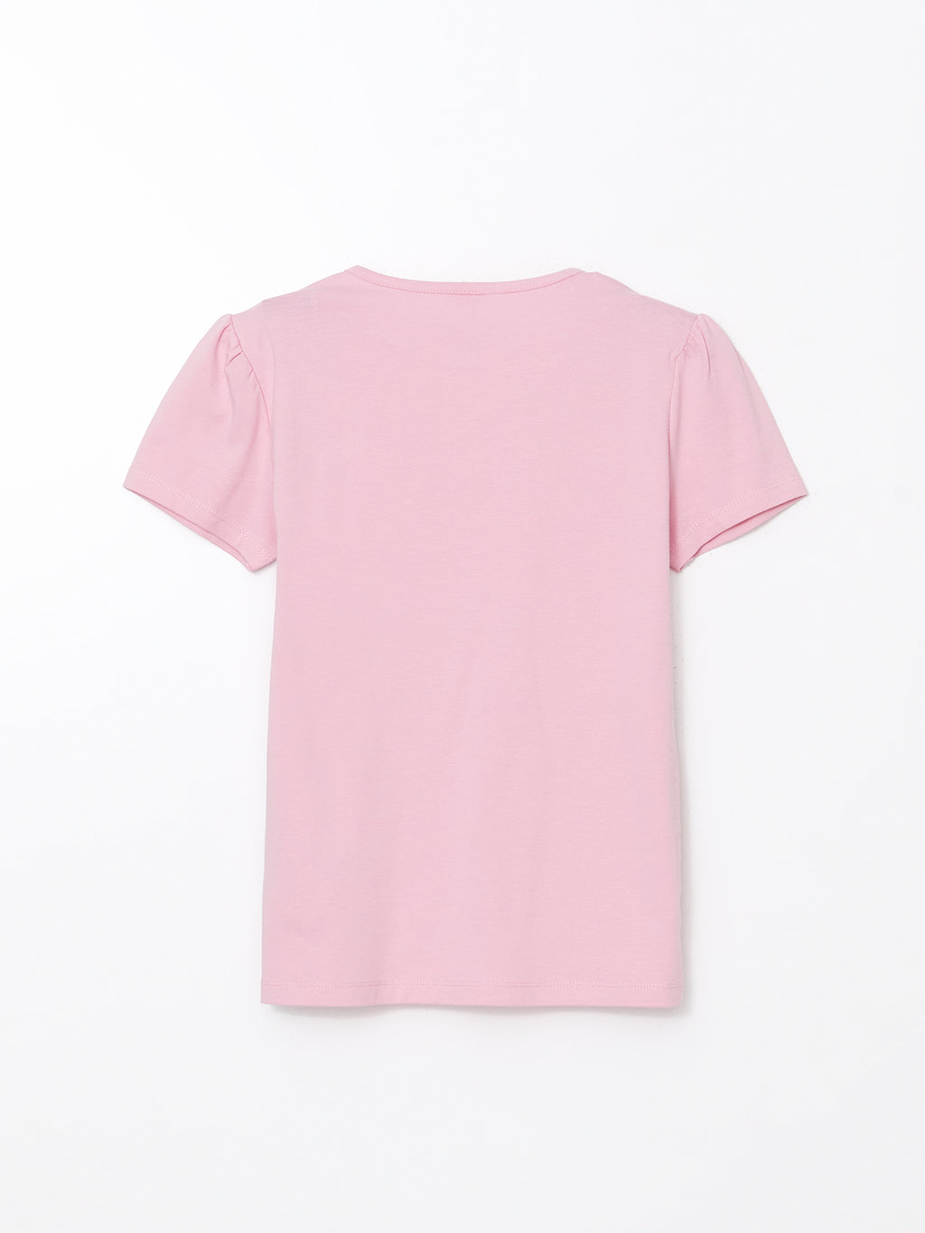 Crew Neck Floral Girls T-Shirt