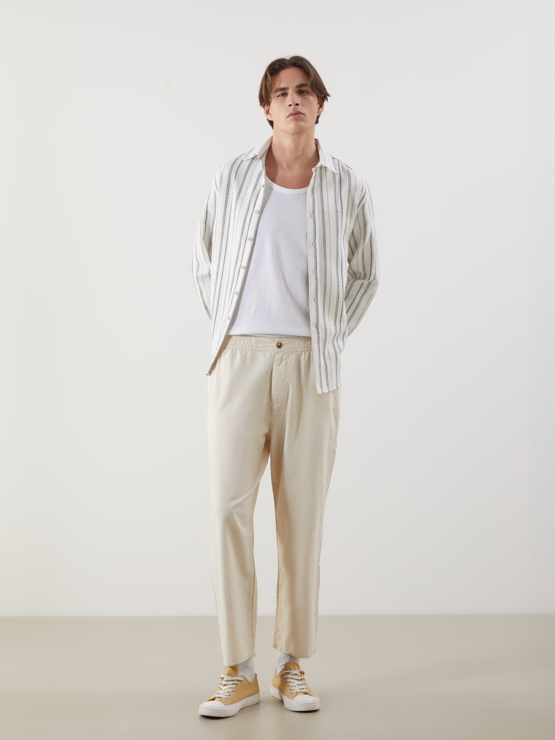 Xside Comfortable Elastic Waist Men Trousers