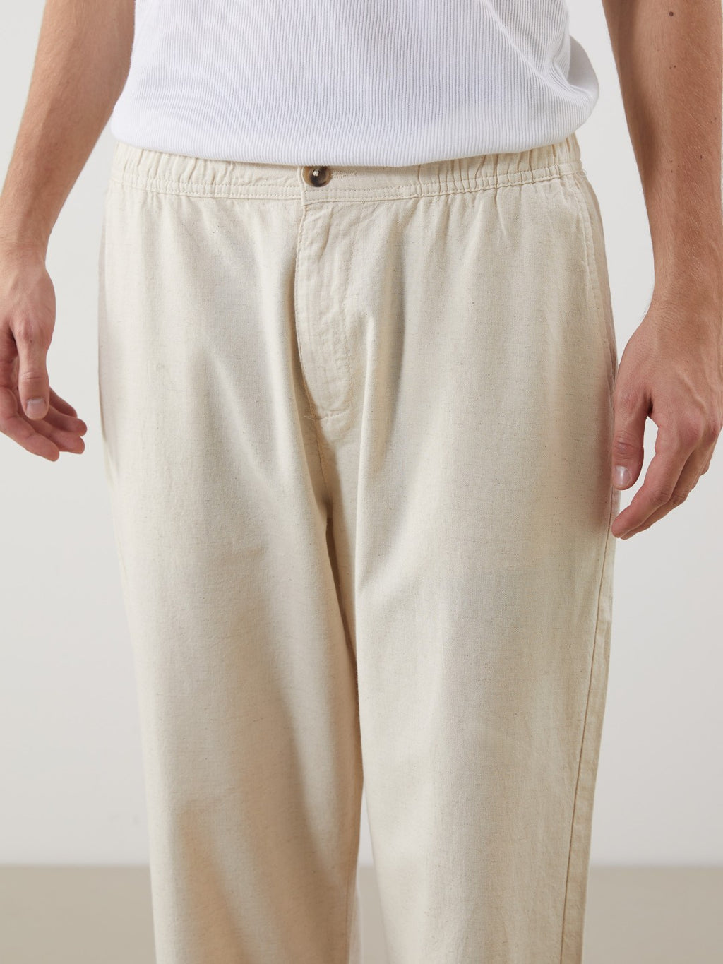 Xside Comfortable Elastic Waist Men Trousers
