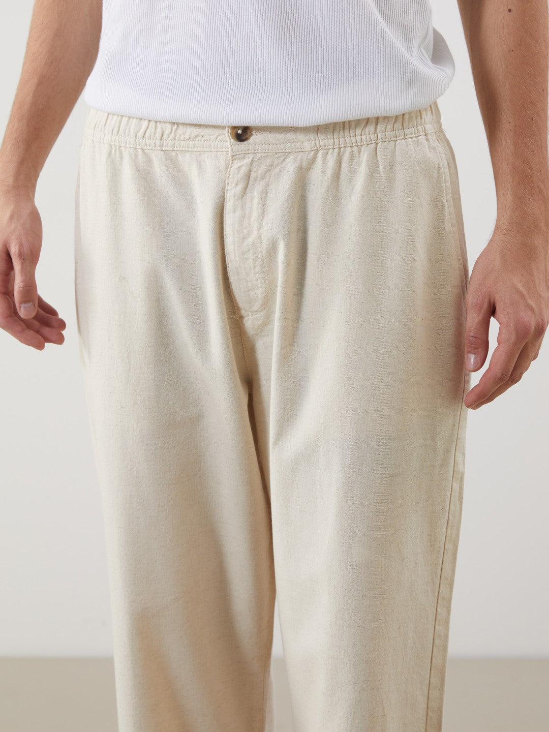 Xside Comfortable Elastic Waist Men Trousers