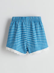 LCW Kids Elastic Waist Crinkle Girls Shorts