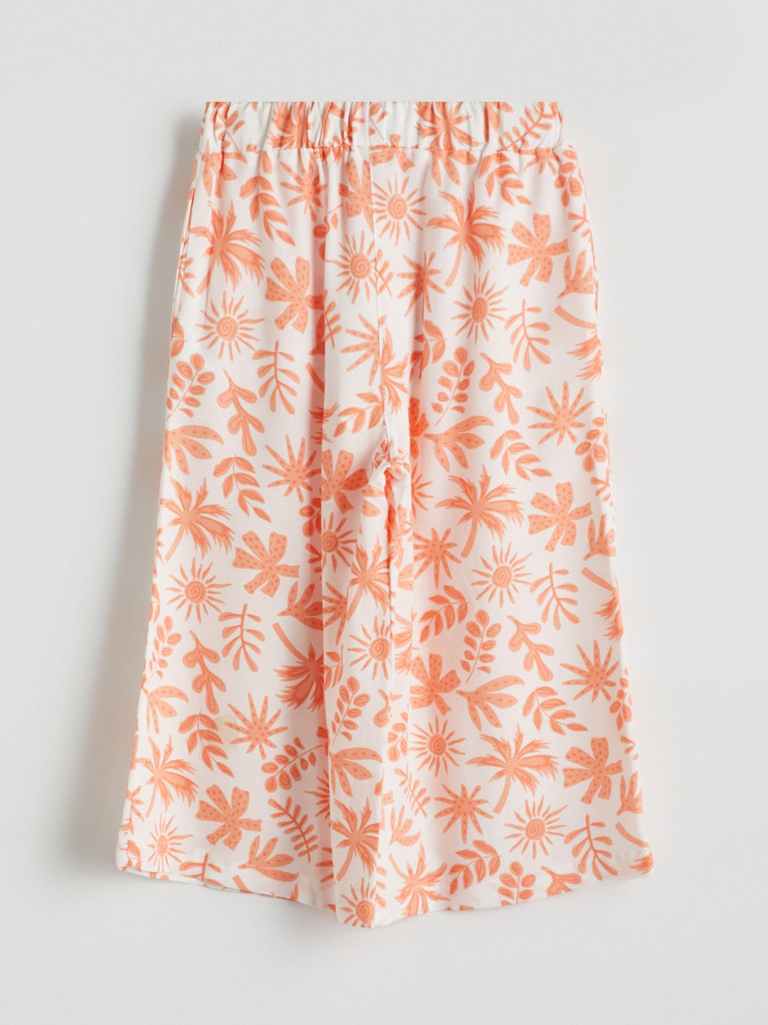LCW Kids Elastic Waist Girls Capri