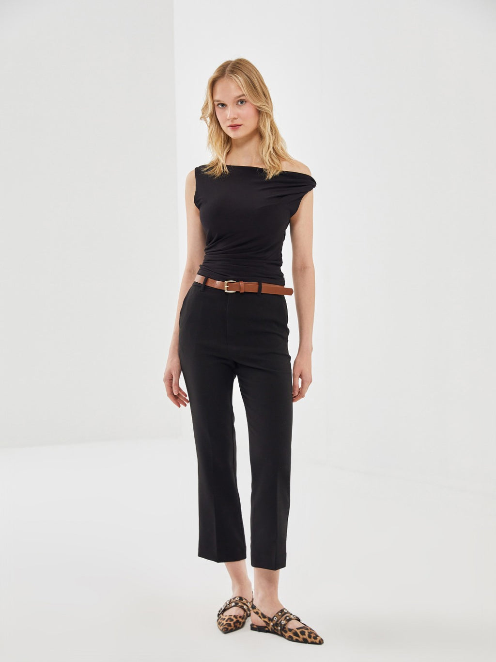 LCW Vision Boat Neck Women Blouse