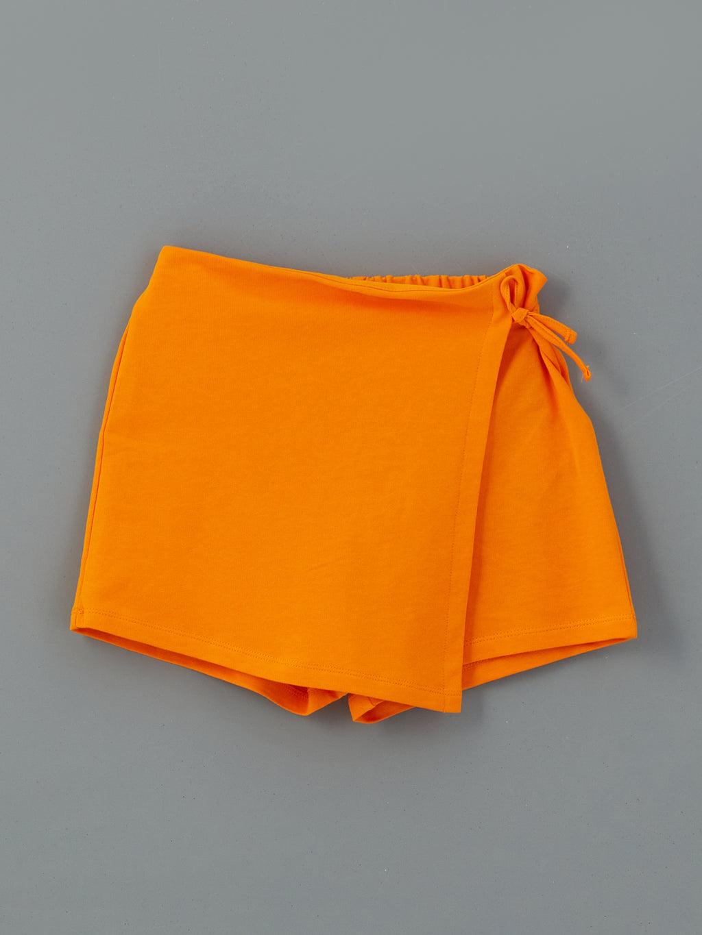 Crew Neck Girls T-Shirt and Shorts Skirt