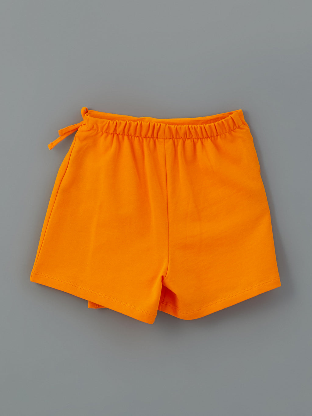 Crew Neck Girls T-Shirt and Shorts Skirt