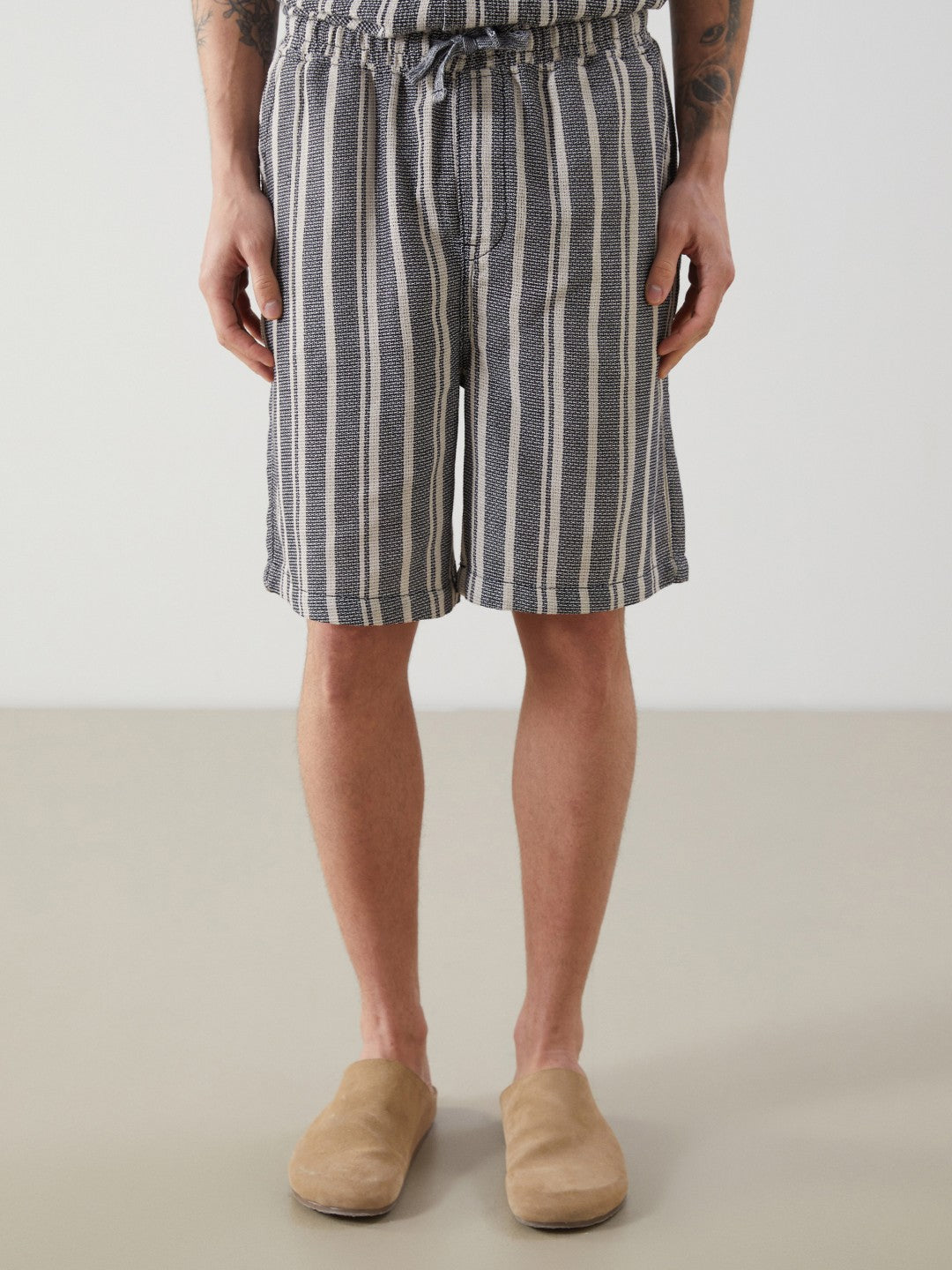 Xside Standard Cut Striped Men Shorts