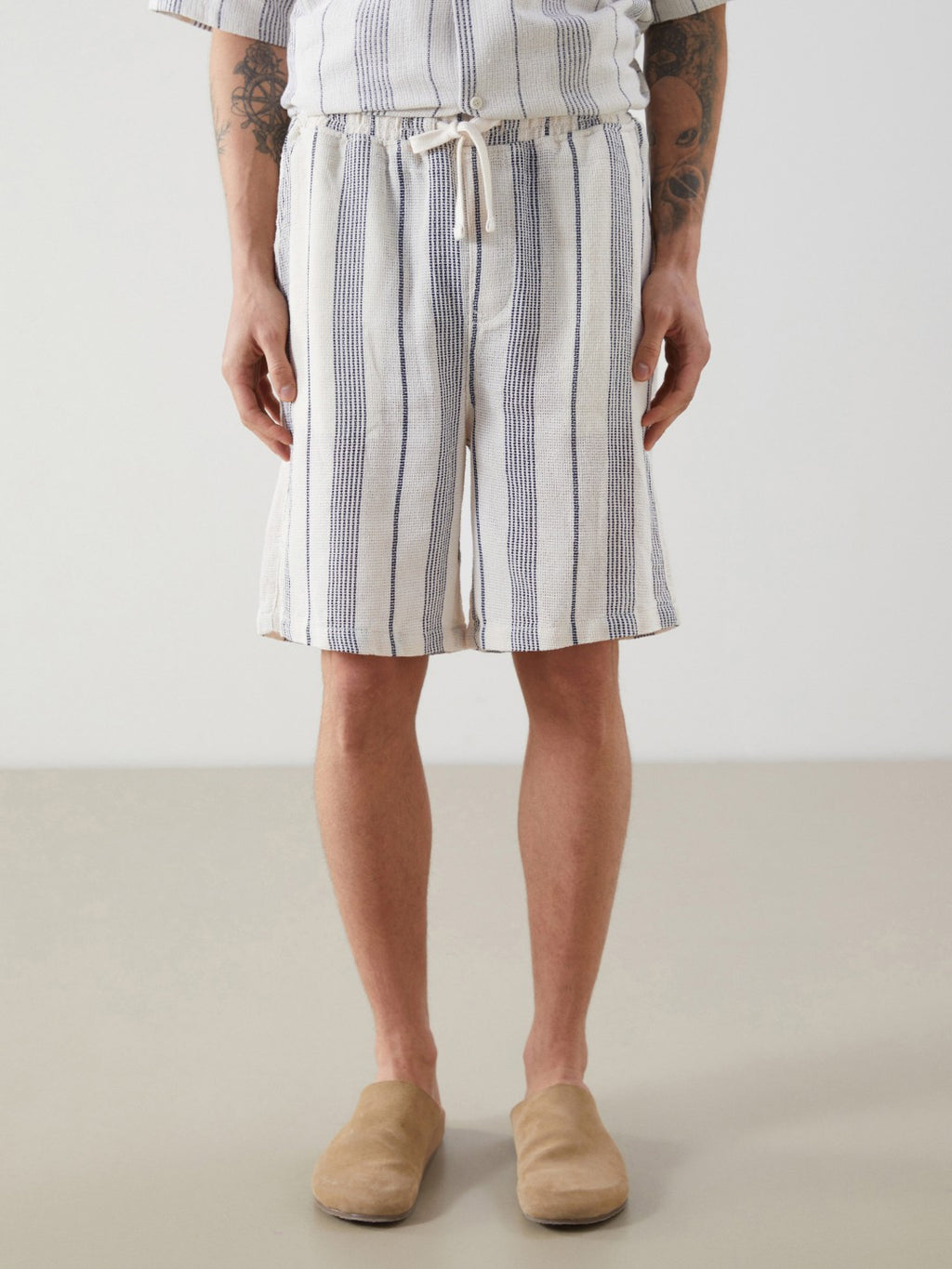 Xside Standard Cut Striped Men Shorts