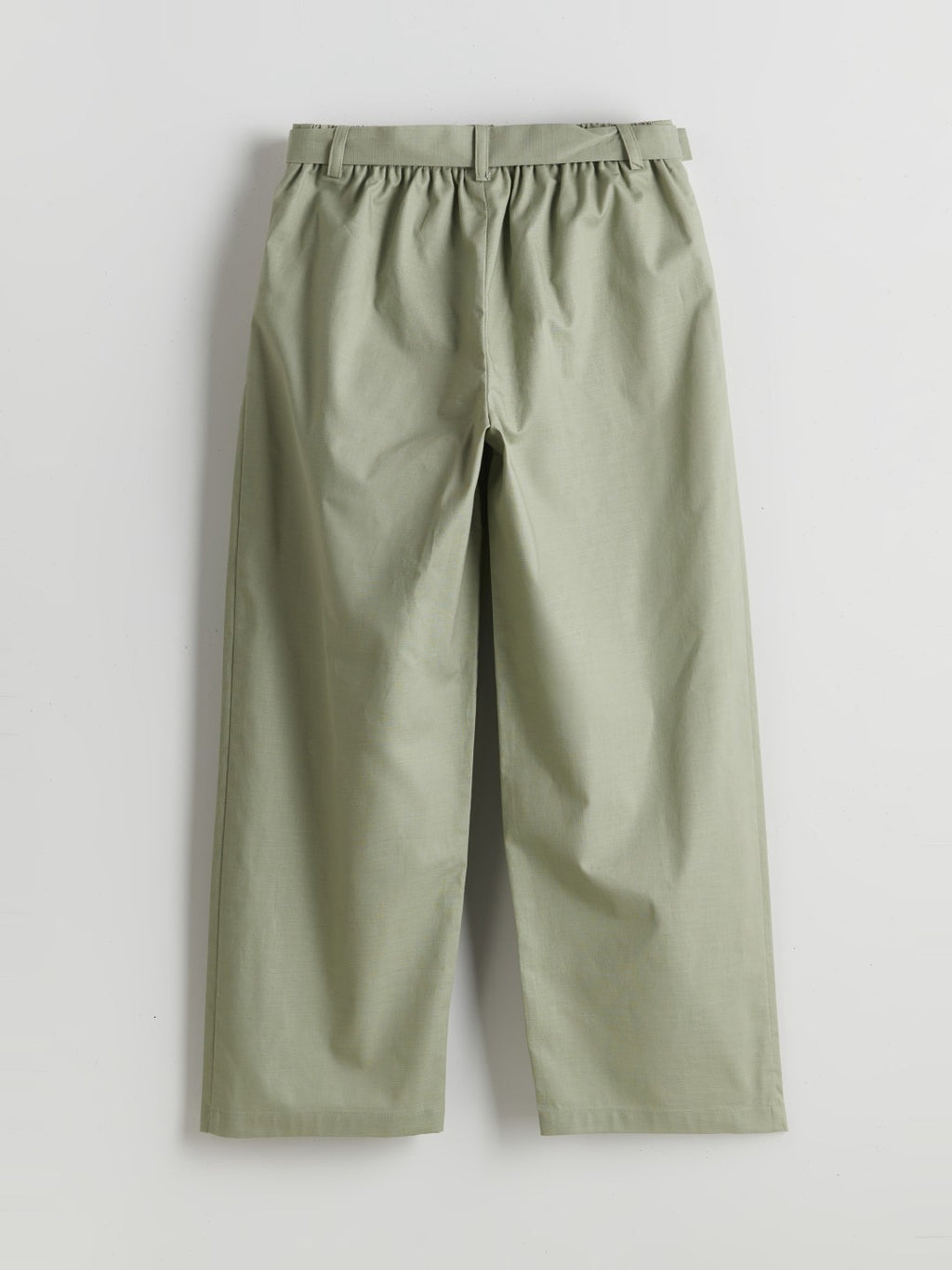 LCW Kids Elastic Waist Pleated Girls Trousers