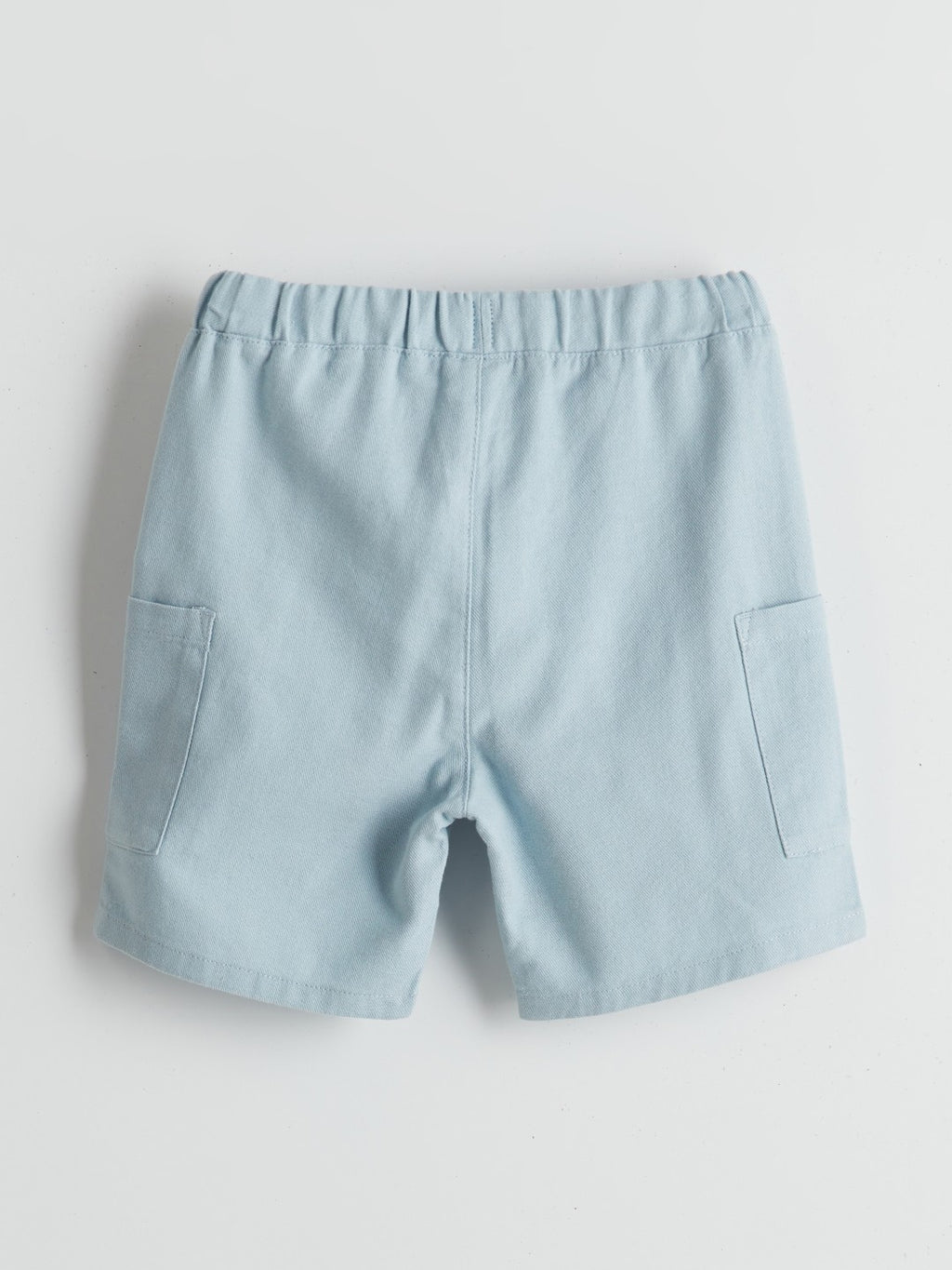 LCW Kids Elastic Waist Boy Pocket Linen Shorts