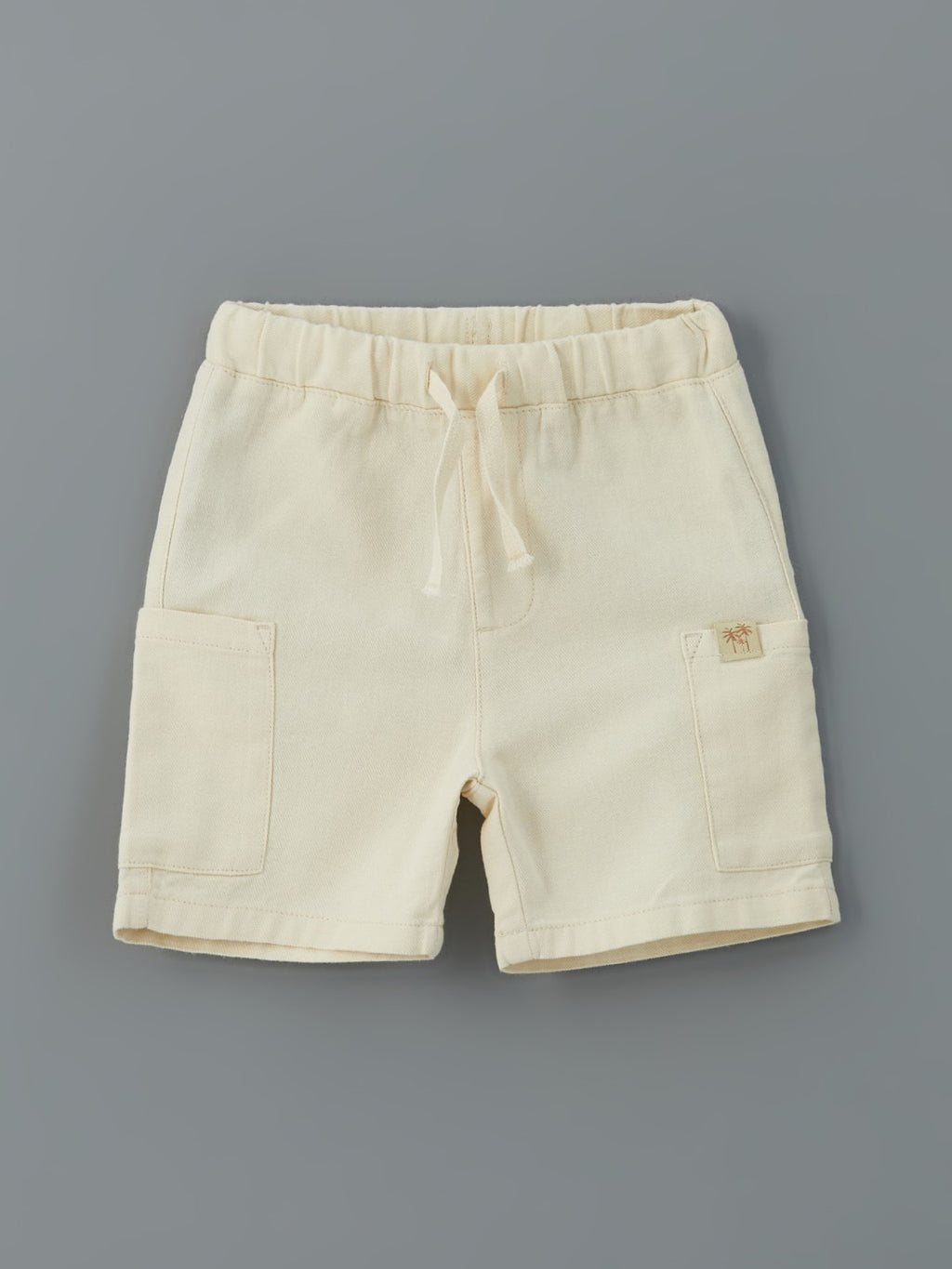 LCW Kids Elastic Waist Boy Pocket Linen Shorts