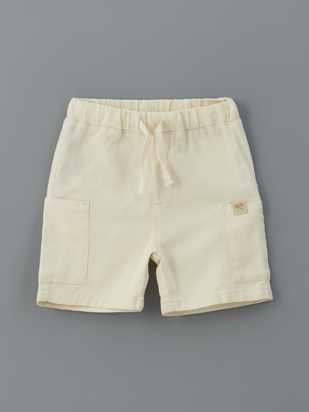 LCW Kids Elastic Waist Boy Pocket Linen Shorts