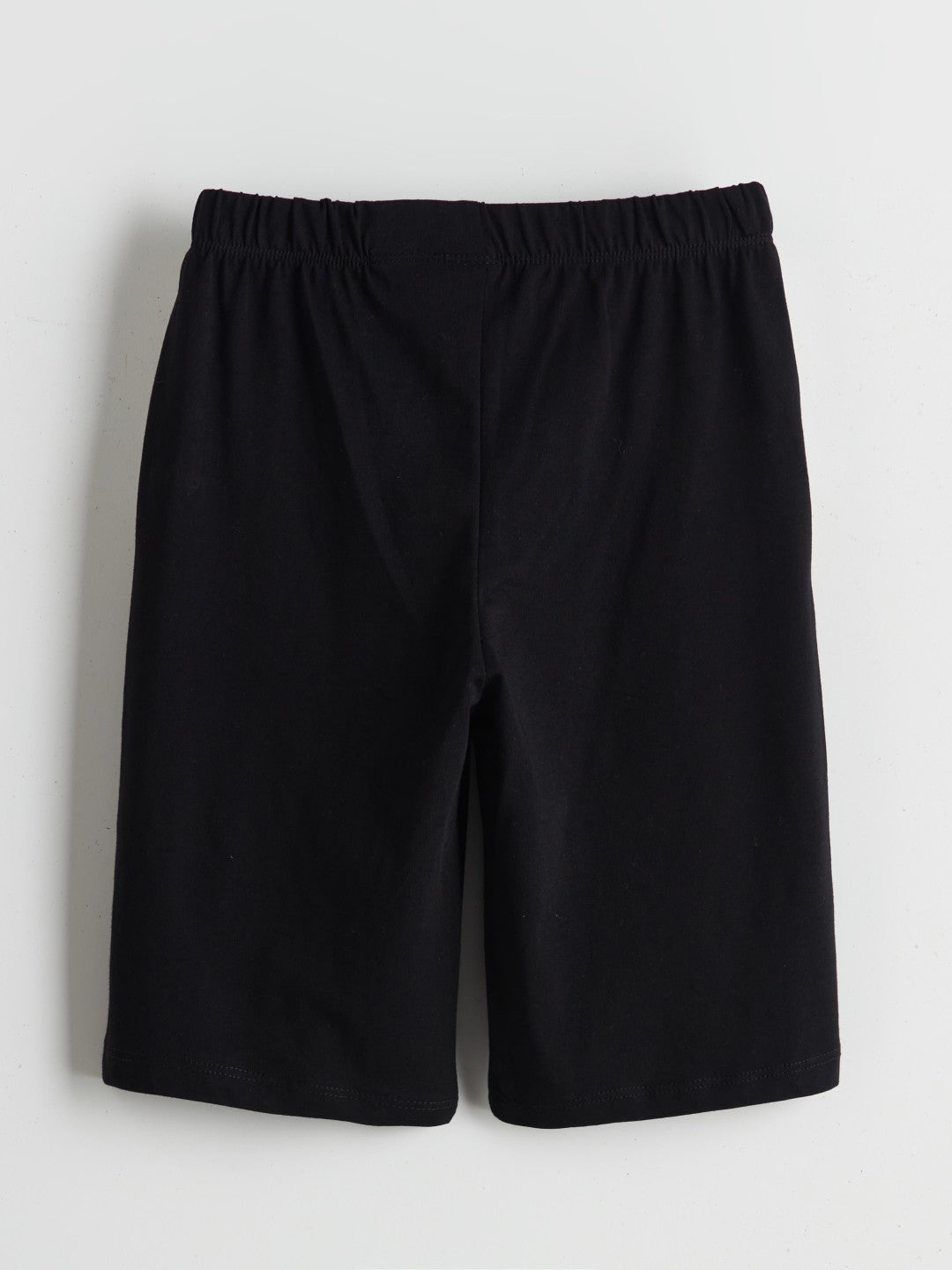 LCW Kids Crew Neck Boy Shorts Pajama Set