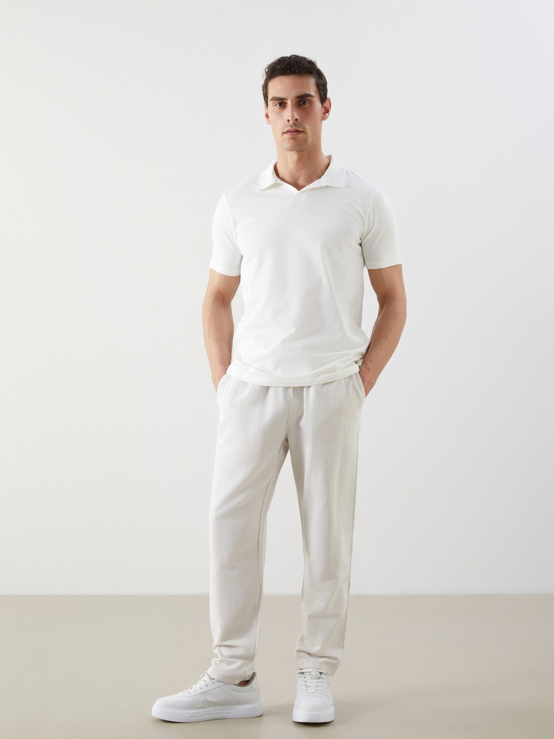 LCW Classic Polo Neck Short Sleeve Men T-Shirt