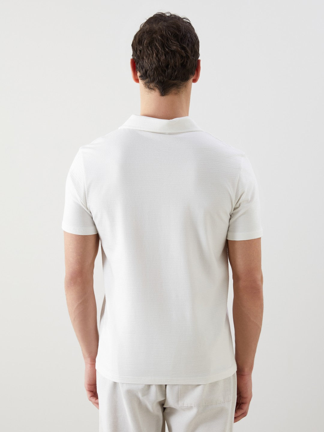 LCW Classic Polo Neck Short Sleeve Men T-Shirt