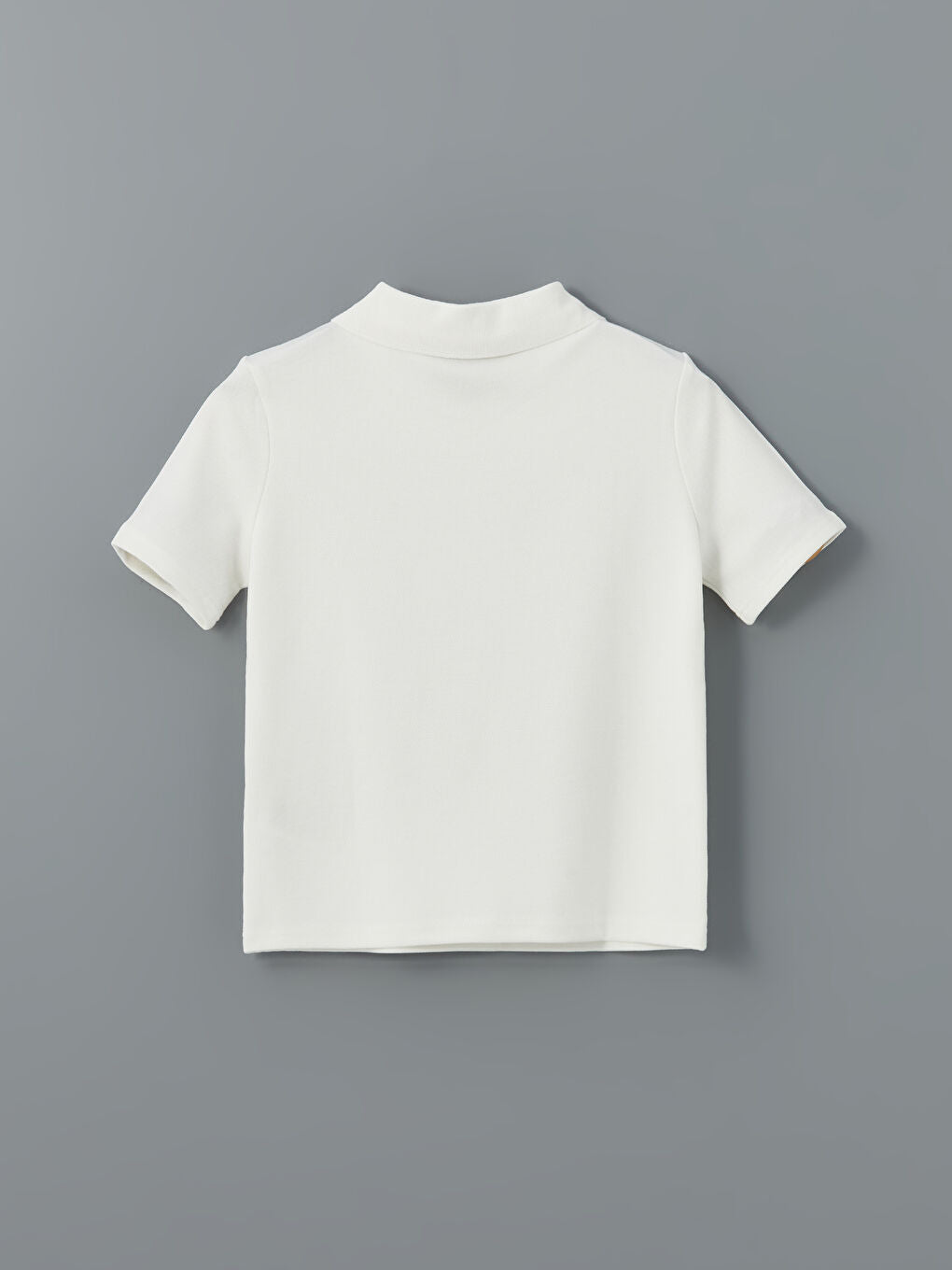 LCW Vision Ecru Polo Collar Stoned Women T-Shirt