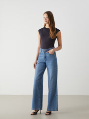 LCW Vision Crew Neck Stoned Women Bodysuit