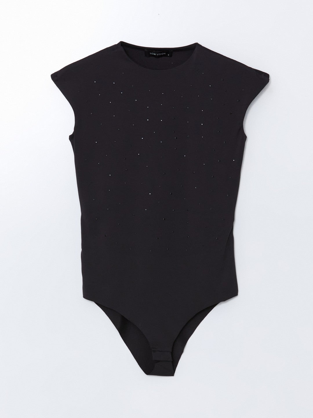 LCW Vision Crew Neck Stoned Women Bodysuit