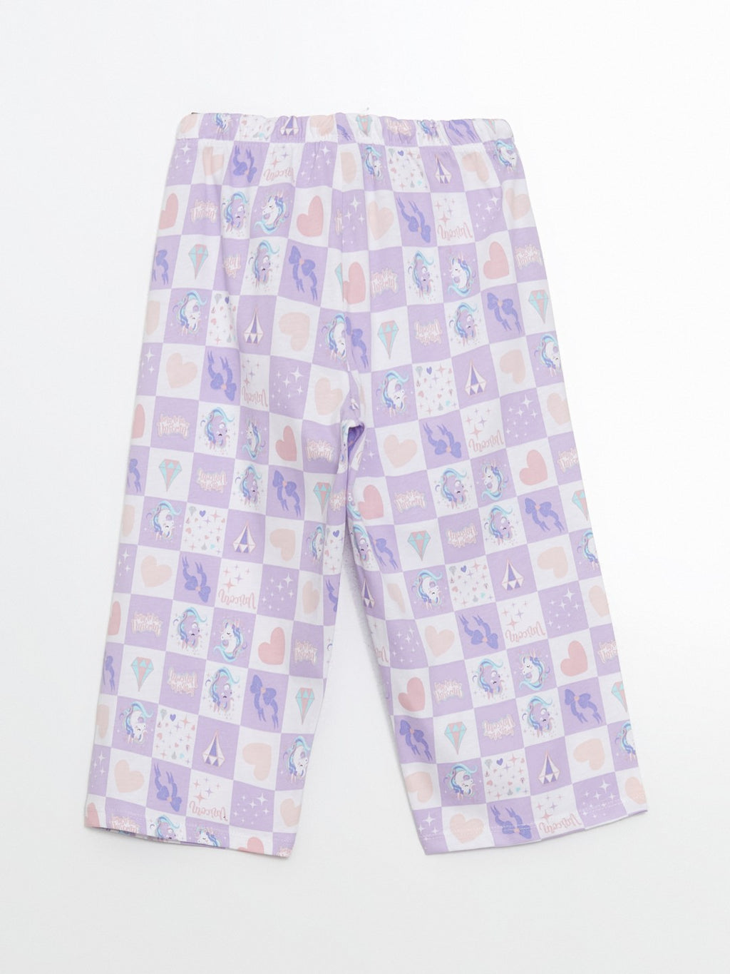 LCW Kids Crew Neck Girls Pajama Set