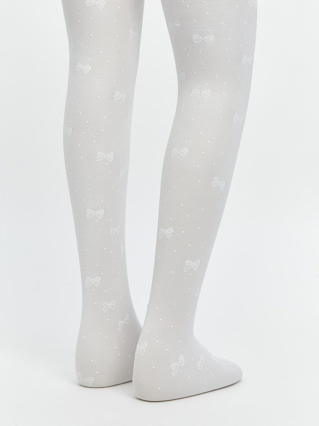 LCW Kids Bow Patterned Girls Thin Tights 2-Pack