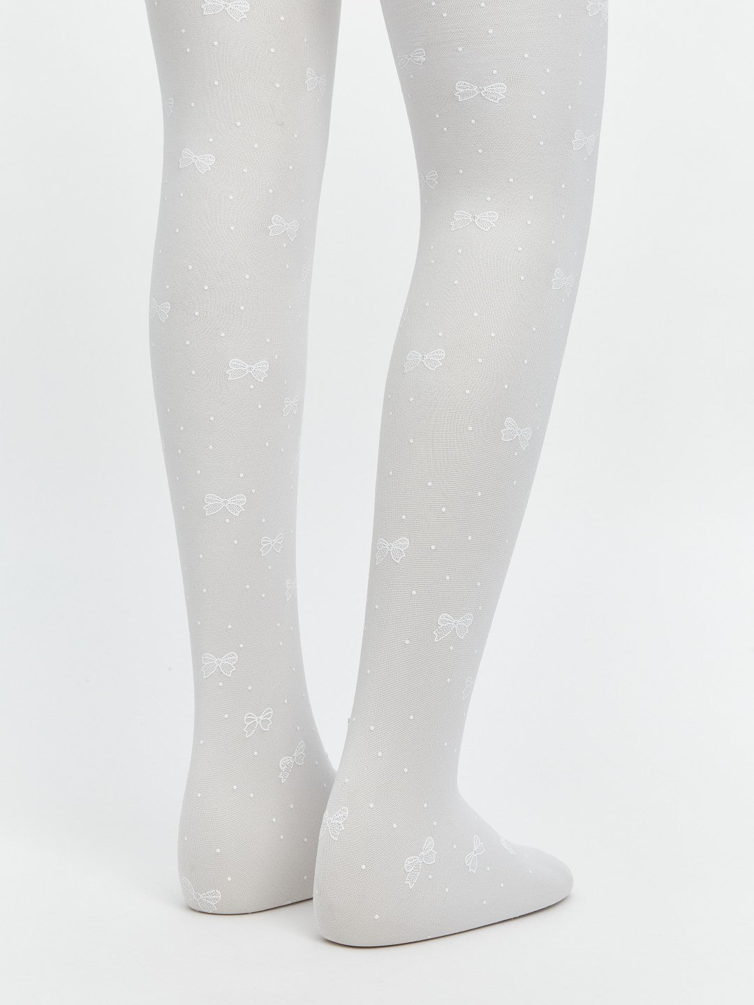 LCW Kids Bow Patterned Girls Thin Tights 2-Pack