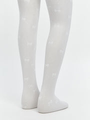 LCW Kids Bow Patterned Girls Thin Tights 2-Pack
