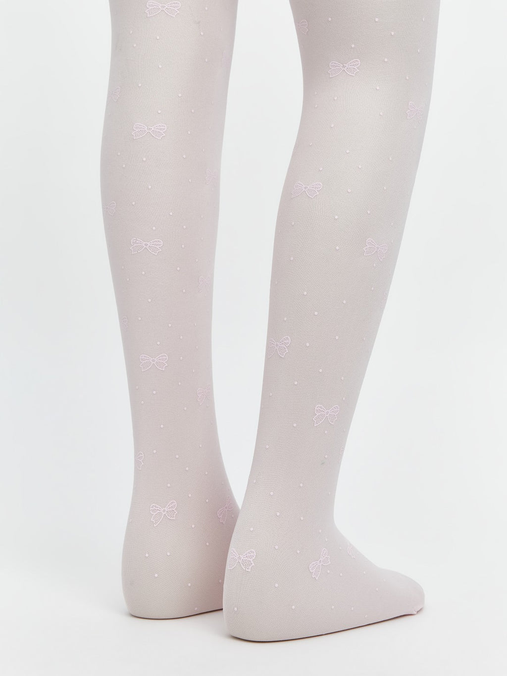 LCW Kids Bow Patterned Girls Thin Tights 2-Pack