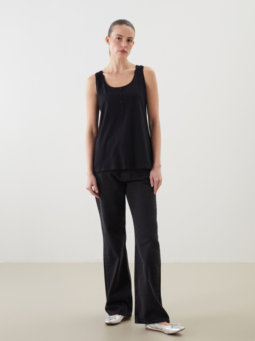 LCW Classic U Neck Women Tank Top