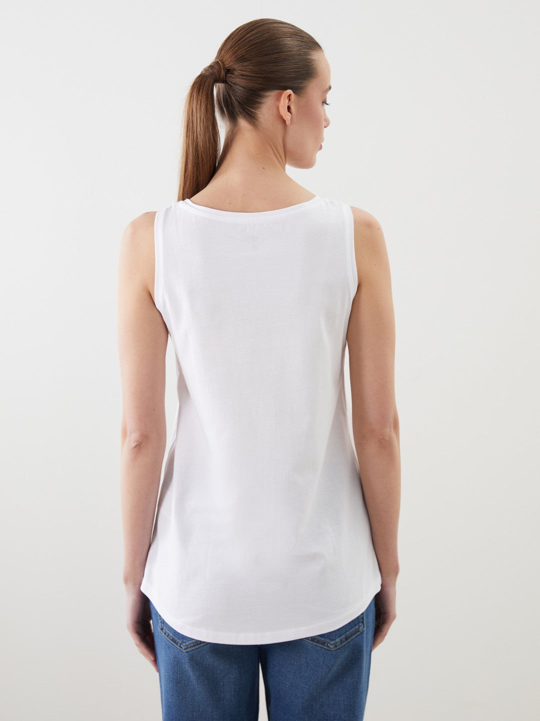 LCW Classic U Neck Women Tank Top