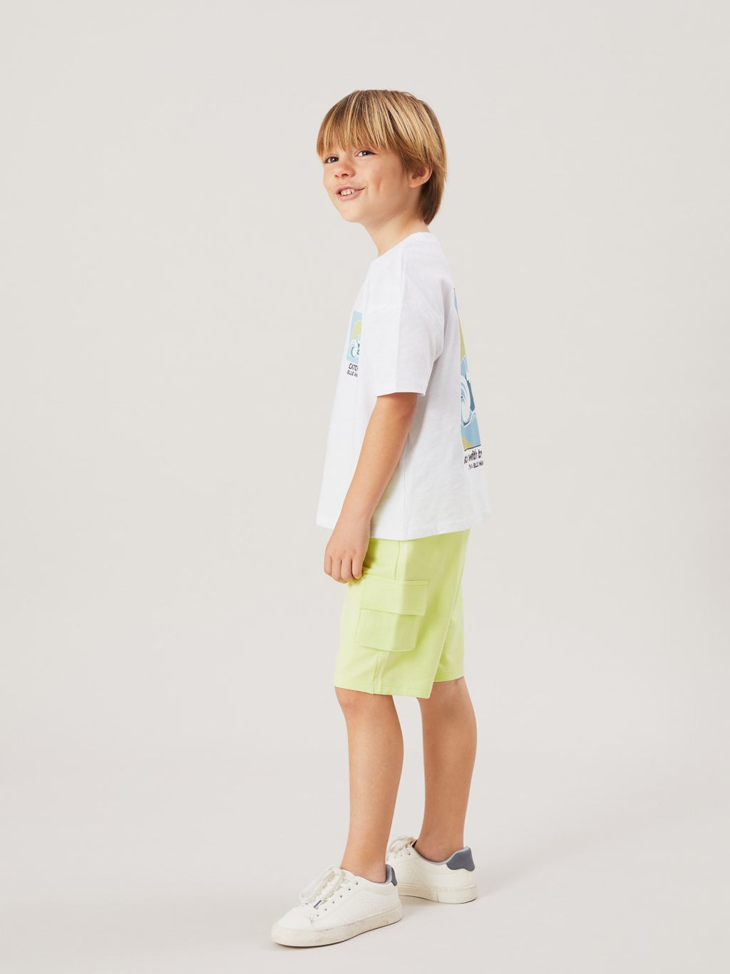 LCW Kids Elastic Waist Pocket Boy 2 Thread Shorts
