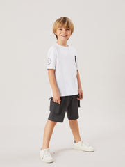 LCW Kids Elastic Waist Pocket Boy 2 Thread Shorts