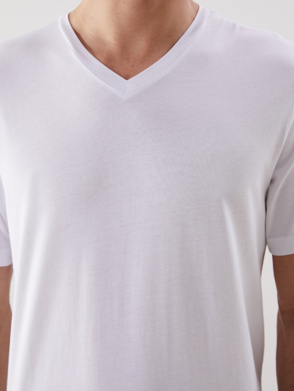 LCW Classic V-Neck Combed Cotton Men T-Shirt
