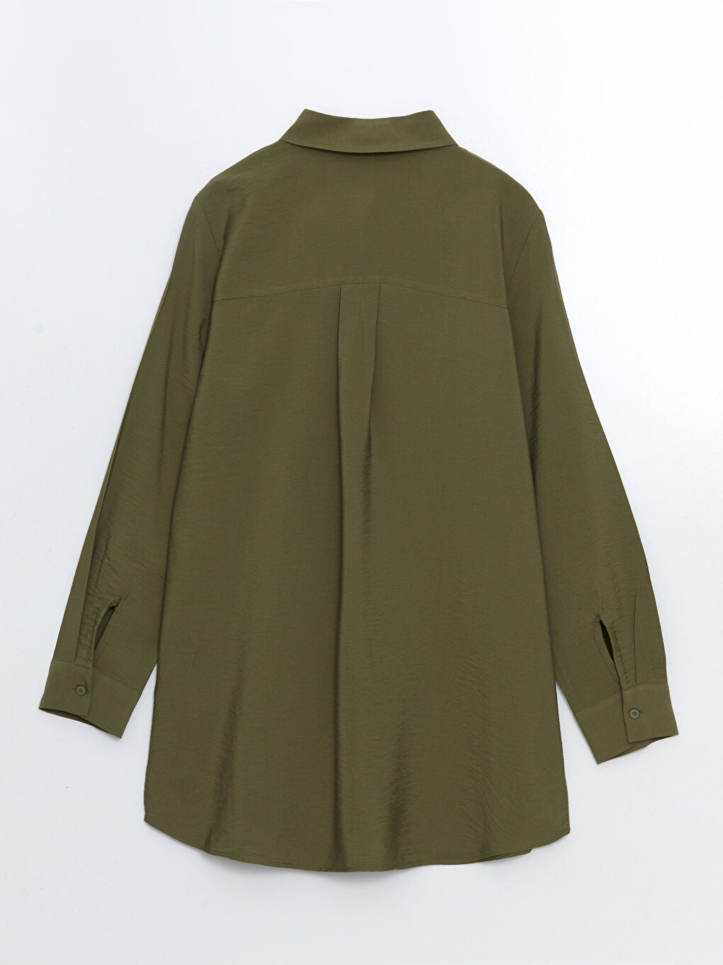 LCWAIKIKI Classic Navy Blue Loose Fit Women Shirt Tunic