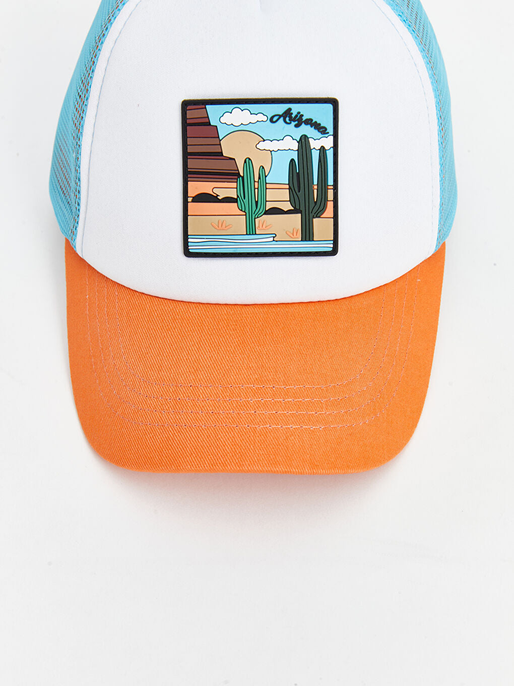 LCW ACCESSORIES Ecru Printed Boy Cap Hat