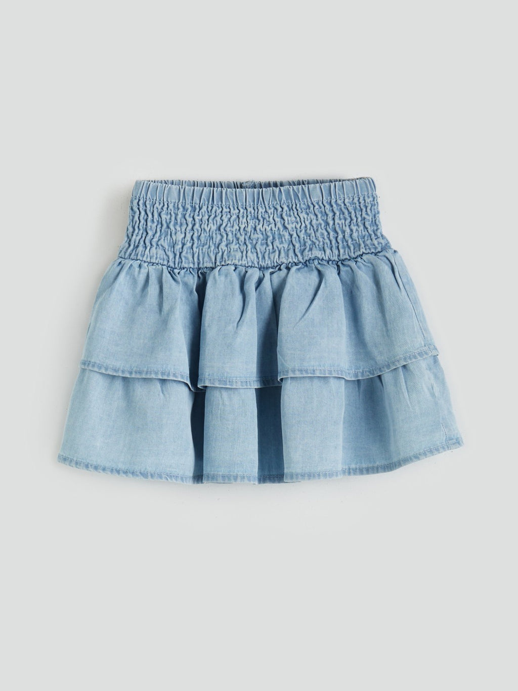 LCW Kids Elastic Waist GirlS Jean Skirt