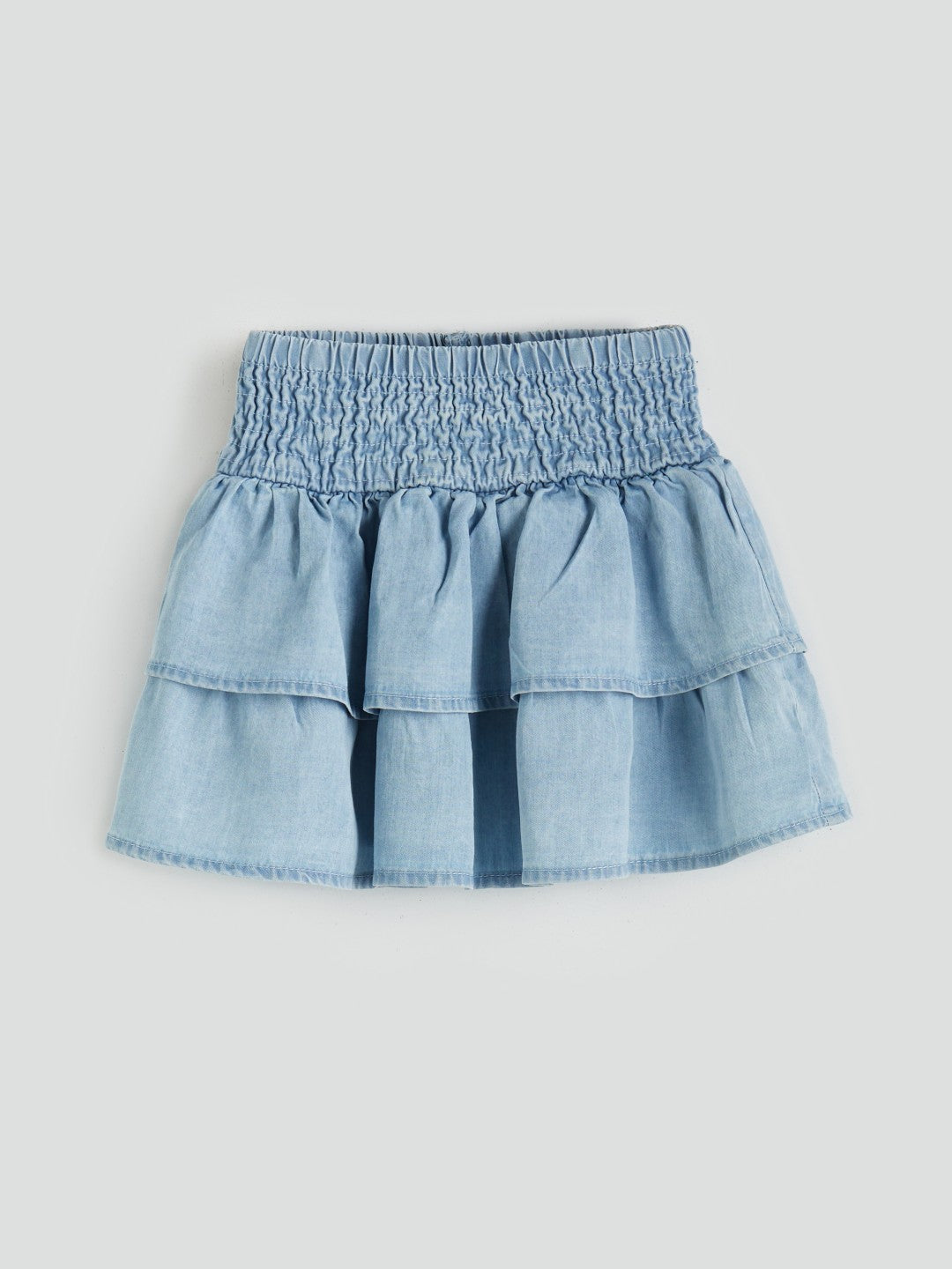 LCW Kids Elastic Waist GirlS Jean Skirt