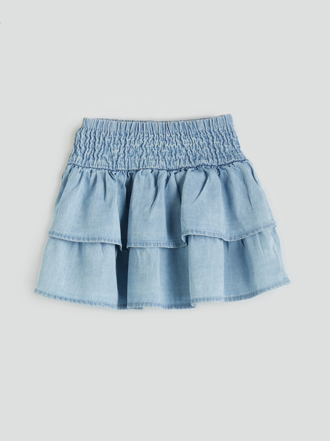 LCW Kids Elastic Waist GirlS Jean Skirt